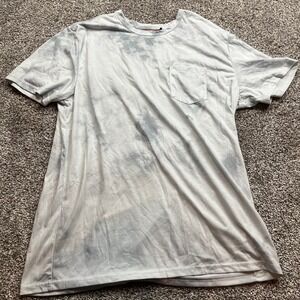 ROARK RUN AMOK Tie Dye Pocket Tee Shirt XL Polyester Cotton Blend Drirelease
